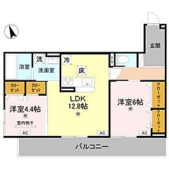 物件の間取り