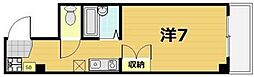 グランドソレーユ 1Kの間取図画像