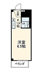 b'CASA熊谷2re-born ワンルームの間取図画像