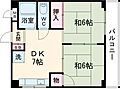 リーフ北野4階4.6万円