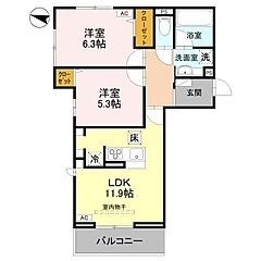 物件の間取り