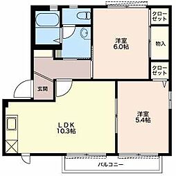 ViVid-39 2LDKの間取図画像