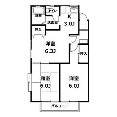 物件の間取り