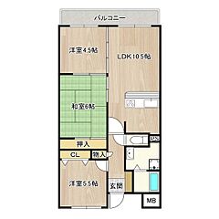 物件の間取り
