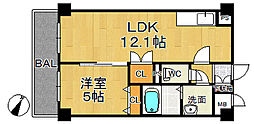 ASPREMIUM関屋金衛町 1LDKの間取図画像