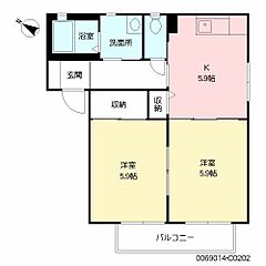 物件の間取り