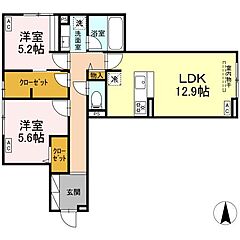物件の間取り