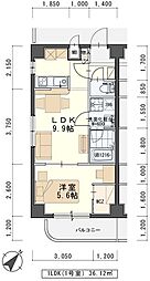 ティンクホーム 1LDKの間取図画像