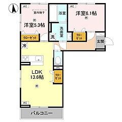 物件の間取り