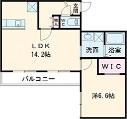Life Line 33 1LDKの間取図画像
