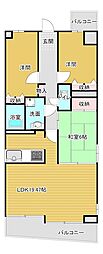 ダイアパレス新居浜繁本町 3LDKの間取図画像