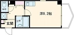 ランブラス桂東 ワンルームの間取図画像