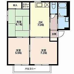 物件の間取り