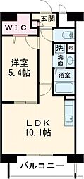 ラフレシーサ医大通り 1LDKの間取図画像