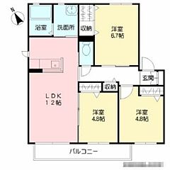 物件の間取り