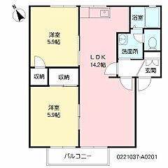物件の間取り