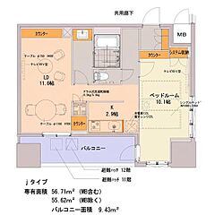 物件の間取り