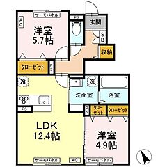 物件の間取り