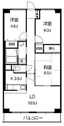 スミィード・アネックス 3LDKの間取図画像