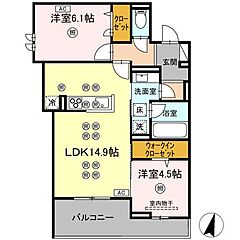 物件の間取り