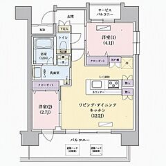 物件の間取り