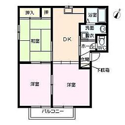 MaisonYou1 3DKの間取図画像