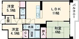 シティーガーデン広畑 3LDKの間取図画像