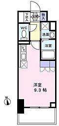 渡幸ベルメゾン五橋 ワンルームの間取図画像