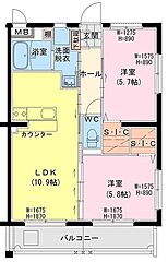 物件の間取り