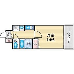 プレサンス桜通り葵 1Kの間取図画像