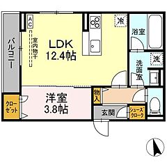 物件の間取り
