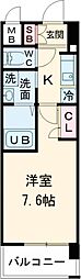 エスリード神戸三宮パークビュー 1Kの間取図画像