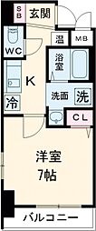 ロイズグラン神戸下沢通 1Kの間取図画像
