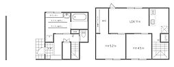 Plano Yaga 2LDKの間取図画像