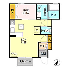 物件の間取り