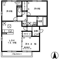 物件の間取り