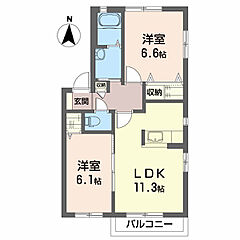 物件の間取り