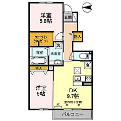 物件の間取り