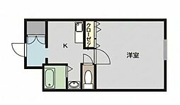 ガーデンパレス高萩2 1Kの間取図画像