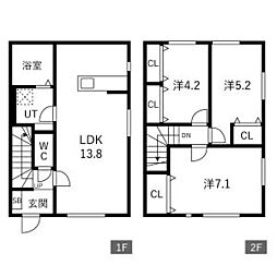 Oliva(オリーヴァ) 3LDKの間取図画像
