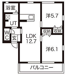 物件の間取り