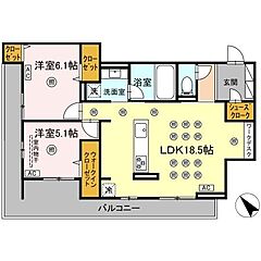 物件の間取り