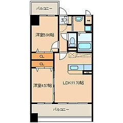 物件の間取り