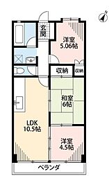LaVieres 3LDKの間取図画像