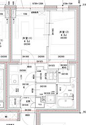 品川区西中延2丁目マンション 2Kの間取図画像
