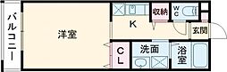 MITMETTEヒロタ 1Kの間取図画像
