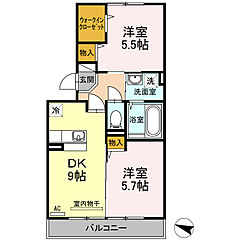 物件の間取り