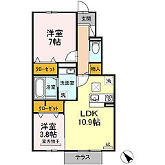 物件の間取り