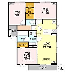 物件の間取り