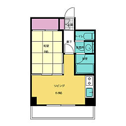 ハイム旭丘 1LDKの間取図画像